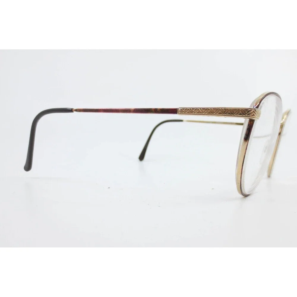 Swank Eyewear Marcy 516-842 Gold Oval Eyeglass Frames 52-18-140 Vintage Style